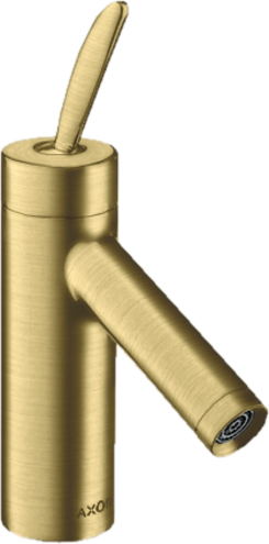 Купить купить смеситель для раковины axor starck 70, однорычажный, со сливным гарнитуром, шлифованная медь арт. 10010950