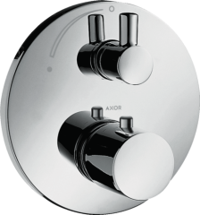 Термостат AXOR Uno с запорным вентилем, хром арт. 38700000