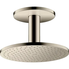 Верхний душ Axor ShowerSolutions, с потолочным подсоединением, 250 мм, 1 jet, полированный никель арт. 35286830