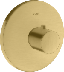 Термостат AXOR Uno HighFlow скрытого монтажа, шлифованное золото арт. 38715250