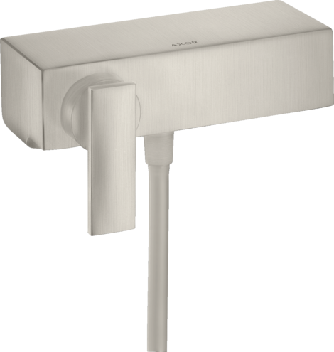 Купить купить смеситель для душа axor citterio внешнего монтажа с рычаговой рукояткой, сталь арт. 39600800