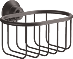 Угловая корзинка AXOR Montreux 160/101 матовый черный, хром арт. 42065340