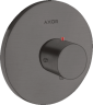 Купить купить термостат для душа axor starck highflow, скрытого монтажа, шлифованный черный, хром арт. 10715340