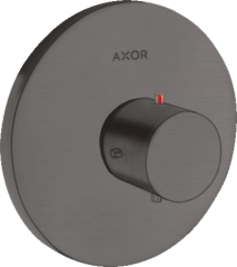 Термостат для душа Axor Starck HighFlow, скрытого монтажа, шлифованный черный, хром арт. 10715340