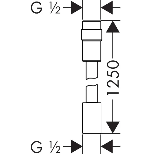Купить купить душевой шланг axor 1,25 м, с регулировкой напора воды, шлифованная медь арт. 28127950