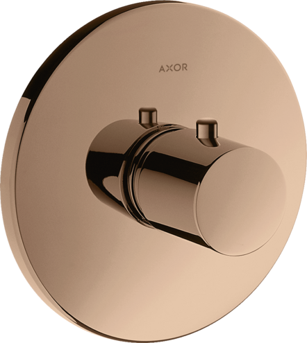 Купить купить термостат axor uno highflow скрытого монтажа, полированное красное золото арт. 38715300