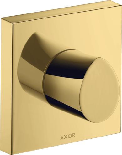 Купить купить запорный вентиль axor starck organic, 120/120, скрытого монтажа, полированное золото арт. 12771990
