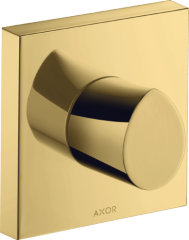Запорный вентиль Axor Starck Organic, 120/120, скрытого монтажа, полированное золото арт. 12771990