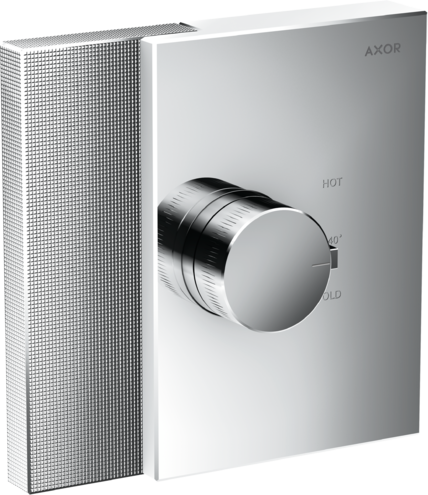 Купить купить термостат axor edge highflow скрытого монтажа с алмазной огранкой, хром арт. 46741000