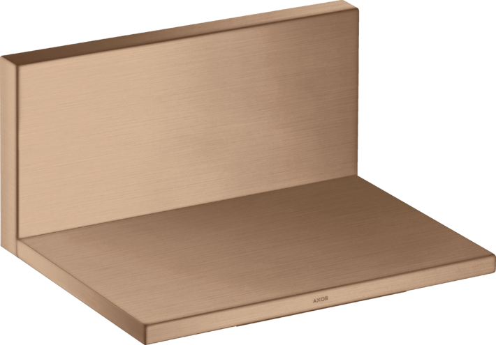 Купить купить излив с ливневым потоком axor showersolutions 240/120, скрытого монтажа g 3/4, шлифованное красное золото арт. 10942310