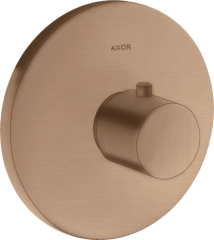 Термостат AXOR Uno HighFlow скрытого монтажа, шлифованное красное золото арт. 38715310