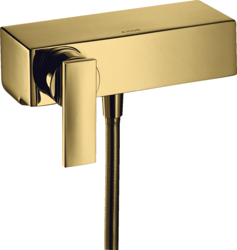 Купить купить смеситель для душа axor citterio внешнего монтажа с рычаговой рукояткой, полированное золото арт. 39600990