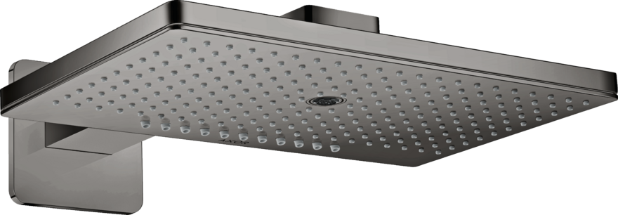 Купить купить верхний душ axor showersolutions 460/300 3jet, с держателем, с розеткой softsquare, полированный черный, хром арт. 35276330