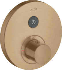 Термостат AXOR ShowerSelect для 1 потребителя, скрытого монтажа, круглый, шлифованная бронза арт. 36722140