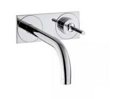 Смеситель для раковины AXOR Uno настенный, с изливом 225 мм, с панелью, хром арт. 38115000