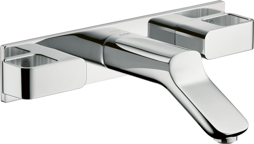 Купить купить смеситель для раковины axor urquiola на 3 отверстия, с изливом 168 мм, хром арт. 11042000
