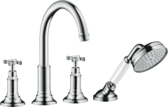 Смеситель AXOR Montreux на край ванны на 4 отверстия, хром арт. 16546000