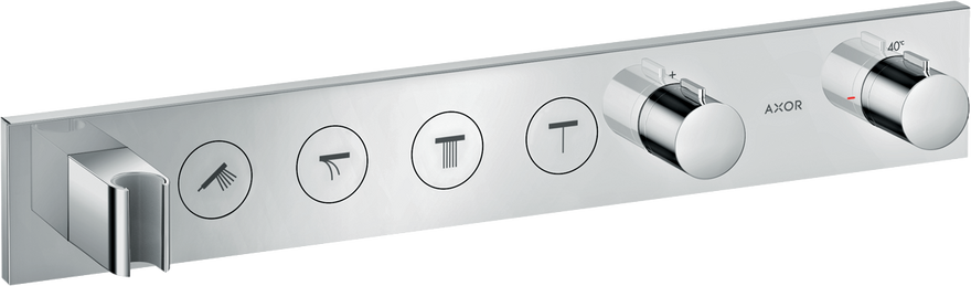 Купить купить модуль термостата axor showersolutions select 600/90, для 4 потребителей, скрытого монтажа, хром арт. 18357000