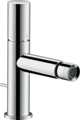 Смеситель для биде AXOR Uno с рукояткой zero со сливным гарнитуром, хром арт. 45200000