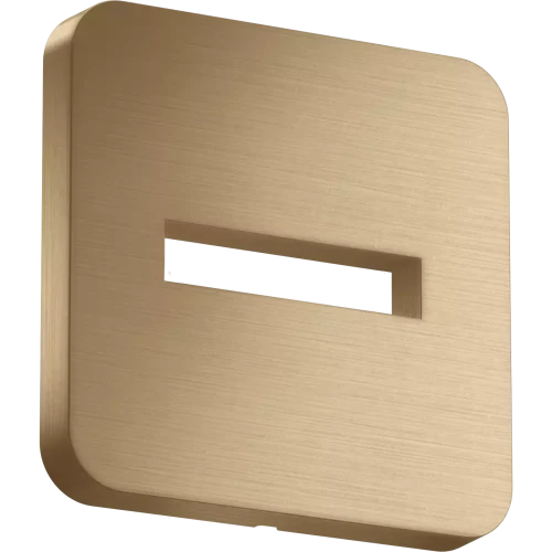 Купить купить розетка softsquare axor showersolutions, настенная, шлифованная бронза арт. 35214140