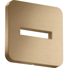 Розетка Softsquare Axor ShowerSolutions, настенная, шлифованная бронза арт. 35214140