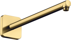 Держатель верхнего душа Axor ShowerSolutions, softsquare, 390 мм, квадратный, полированное золото арт. 26967990