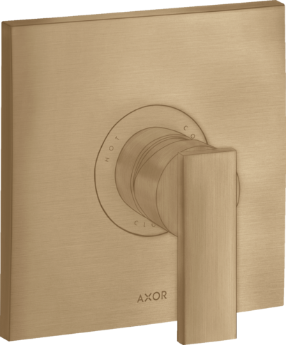 Купить купить смеситель для душа axor citterio для скрытого монтажа с рычаговой рукояткой, матовая бронза арт. 39655140