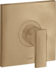 Смеситель для душа AXOR Citterio для скрытого монтажа с рычаговой рукояткой, матовая бронза арт. 39655140