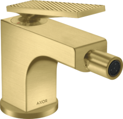 Смеситель для биде AXOR Citterio с рычаговой рукояткой - с текстурой, матовая латунь арт. 39201950