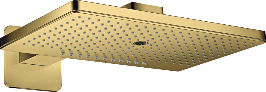 Купить купить верхний душ axor showersolutions 460/300 3jet, с держателем, с розеткой softsquare, полированное золото арт. 35276990