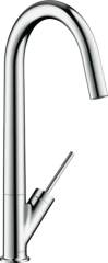 Смеситель для кухни Axor Starck 300, однорычажный, с поворотным изливом, хром арт. 10822000