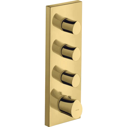 Купить купить модуль термостата axor starck organic, 360/120, скрытого монтажа, полированное золото арт. 12717990