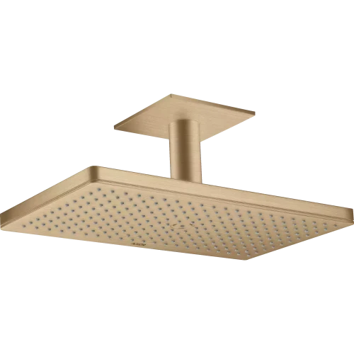 Купить купить верхний душ axor showersolutions, 1 jet, с потолочным подсоединением, 460x270 мм, шлифованная бронза арт. 35277140