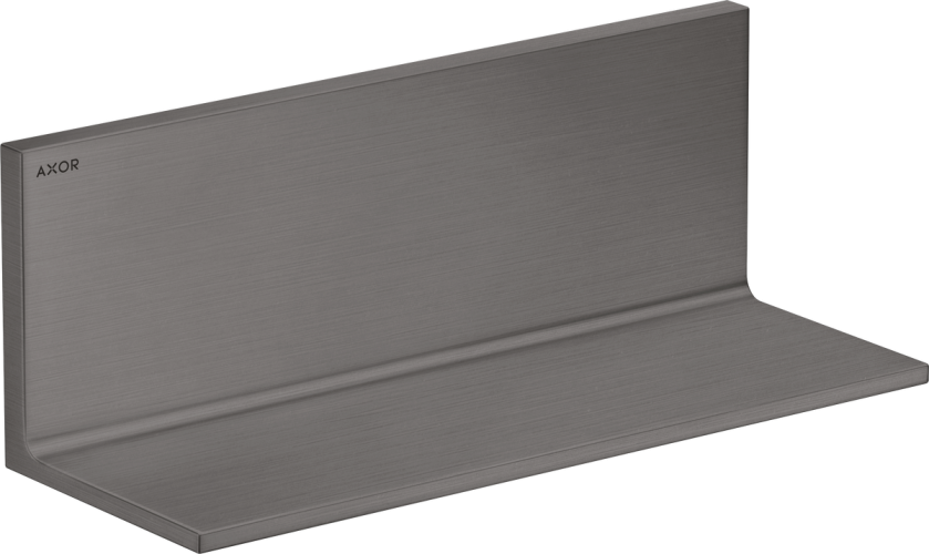 Купить купить полка 300 axor universal rectangular, матовый черный, хром арт. 42644340