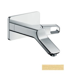 Смеситель для раковины Axor Urquiola, однорычажный, настенный, с изливом 200 мм, шлифованная медь арт. 11026950