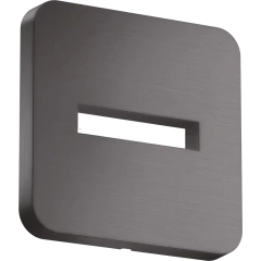 Розетка Softsquare Axor ShowerSolutions, настенная, шлифованный черный, хром арт. 35214340