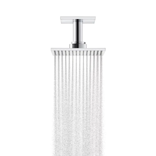 Купить купить верхний душ axor showersolutions, с потолочным подсоединением, 250x250 мм, 1 jet, полированная бронза арт. 35308130