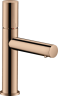 Купить купить смеситель axor uno для раковины 110, с рукояткой zero, с незапираемым сливным набором полированное красное золото арт. 45002300