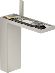 Смеситель для раковины AXOR MyEdition 230 со сливным клапаном Push-Open без панели, сталь арт. 47022800