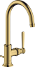 Купить купить смеситель для раковины axor montreux 210, однорычажный, с рычаговой рукояткой, со сливным гарнитуром, полированное золото арт. 16517990