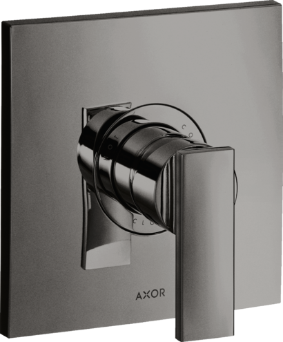 Купить купить смеситель для душа axor citterio для скрытого монтажа с рычаговой рукояткой, полированный черный, хром арт. 39655330