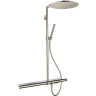 Купить купить душевая система axor showerpipe, с термостатом 800 и верхним душем, 350, 1 jet, полированный никель арт. 27984830