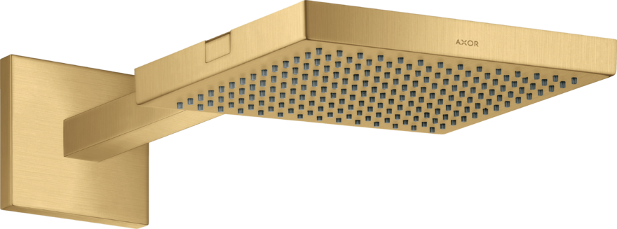 Купить купить верхний душ axor showersolutions 240/240 1jet, с держателем, шлифованное золото арт. 10925250