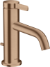 Купить купить смеситель для раковины axor select 70, с рычаговой рукояткой, со сливным гарнитуром, шлифованное красное золото арт. 48000310