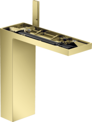 Смеситель для раковины AXOR MyEdition 230 со сливным клапаном Push-Open без панели, полированное золото арт. 47022990