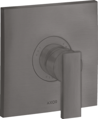 Смеситель для душа AXOR Citterio для скрытого монтажа с рычаговой рукояткой, матовый черный, хром арт. 39655340