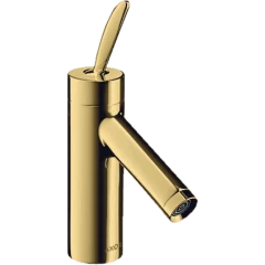 Смеситель для раковины Axor Starck 70, однорычажный, с не запираемым сливным набором, полированное золото арт. 10018990