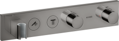 Термостат AXOR ShowerSolutions Select 460/90, для 2 потребителей, скрытого монтажа, полированный черный, хром арт. 18355330