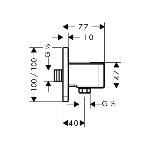 Купить купить porter-набор axor urquiola, полированная бронза арт. 11626130