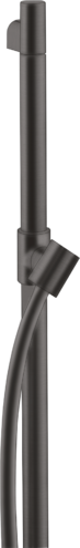 Купить купить штанга для душа со шлангом axor starck, 90 см, шлифованный черный, хром арт. 27830340